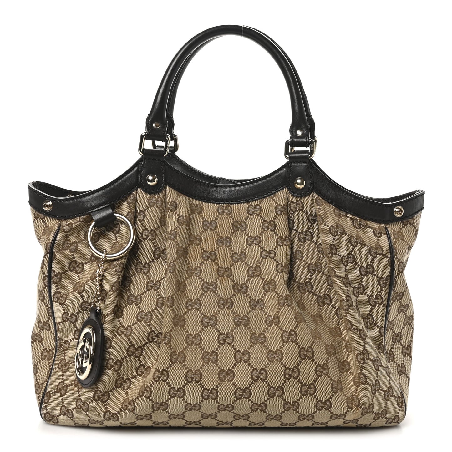 Monogram Medium Sukey Tote Dark Brown