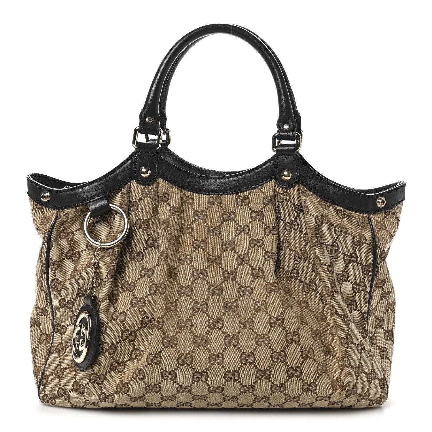 Gucci Monogram Medium Sukey Tote Dark Brown 1 of 10
