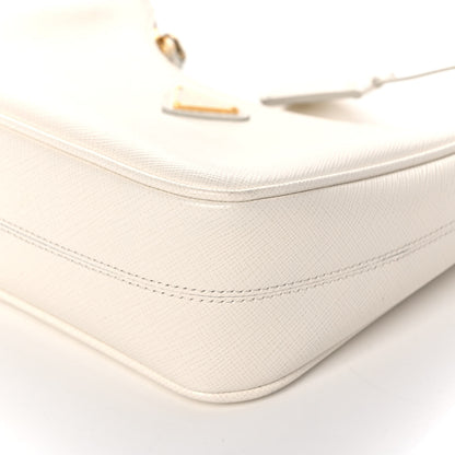 Prada Saffiano Re-Edition 2005 Shoulder Bag White 16 of 19