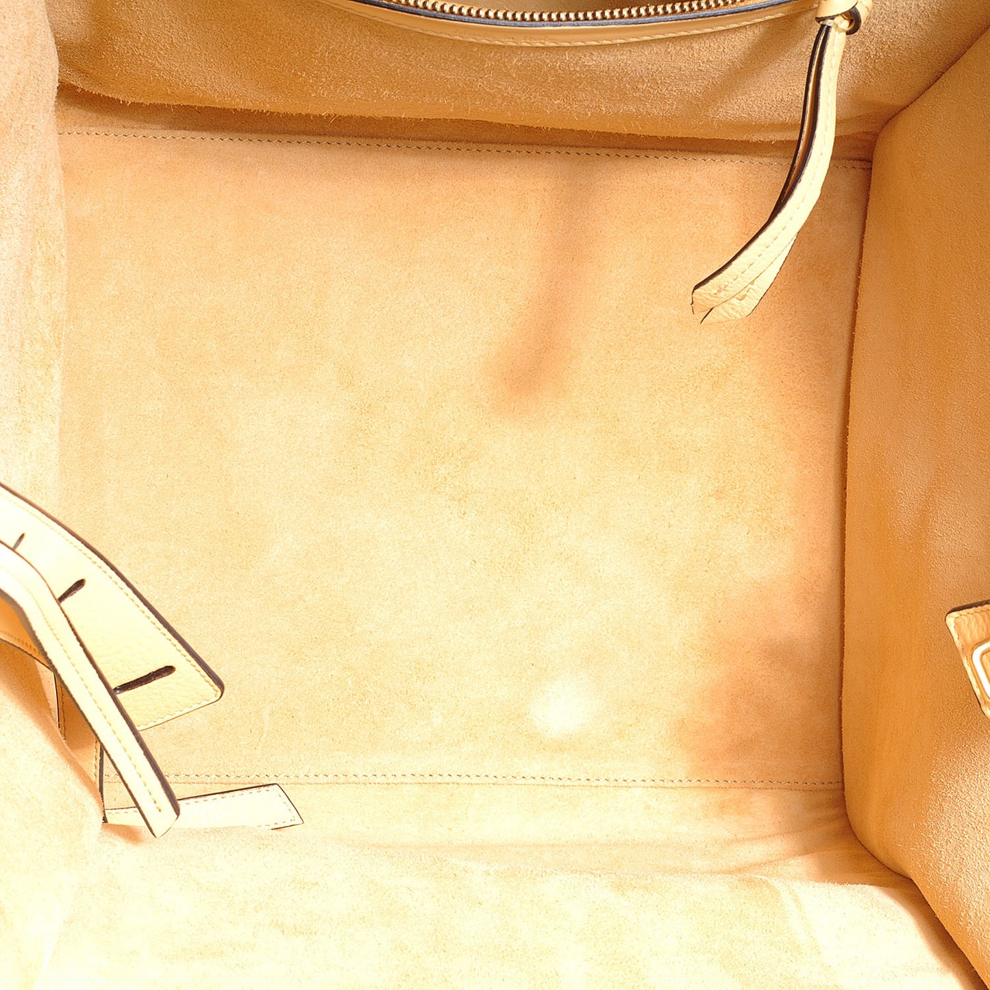 Smooth Calfskin Leather Small Phantom Luggage Butter