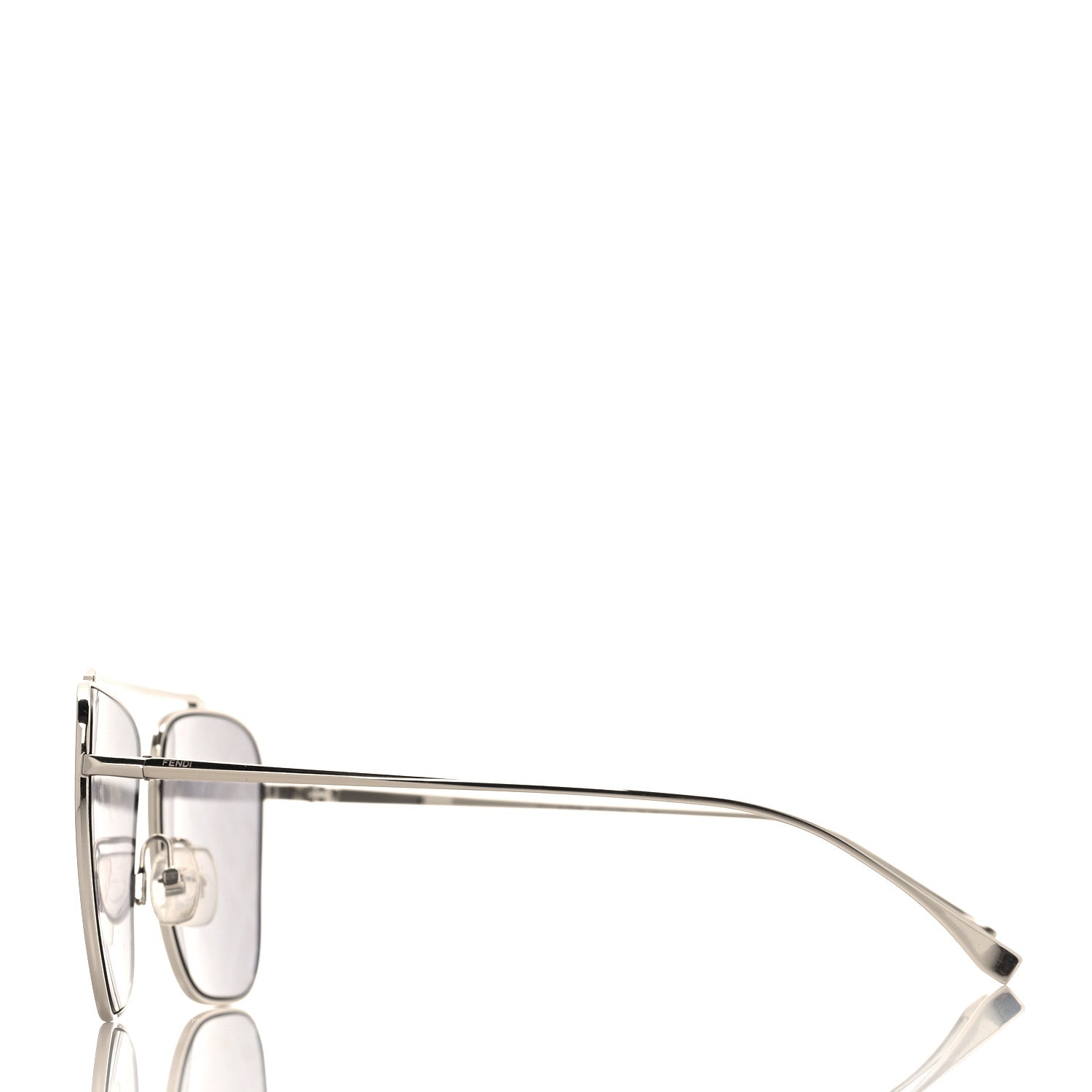 Fendi Metal Aviator Sunglasses FF0406/S Silver 3 of 7
