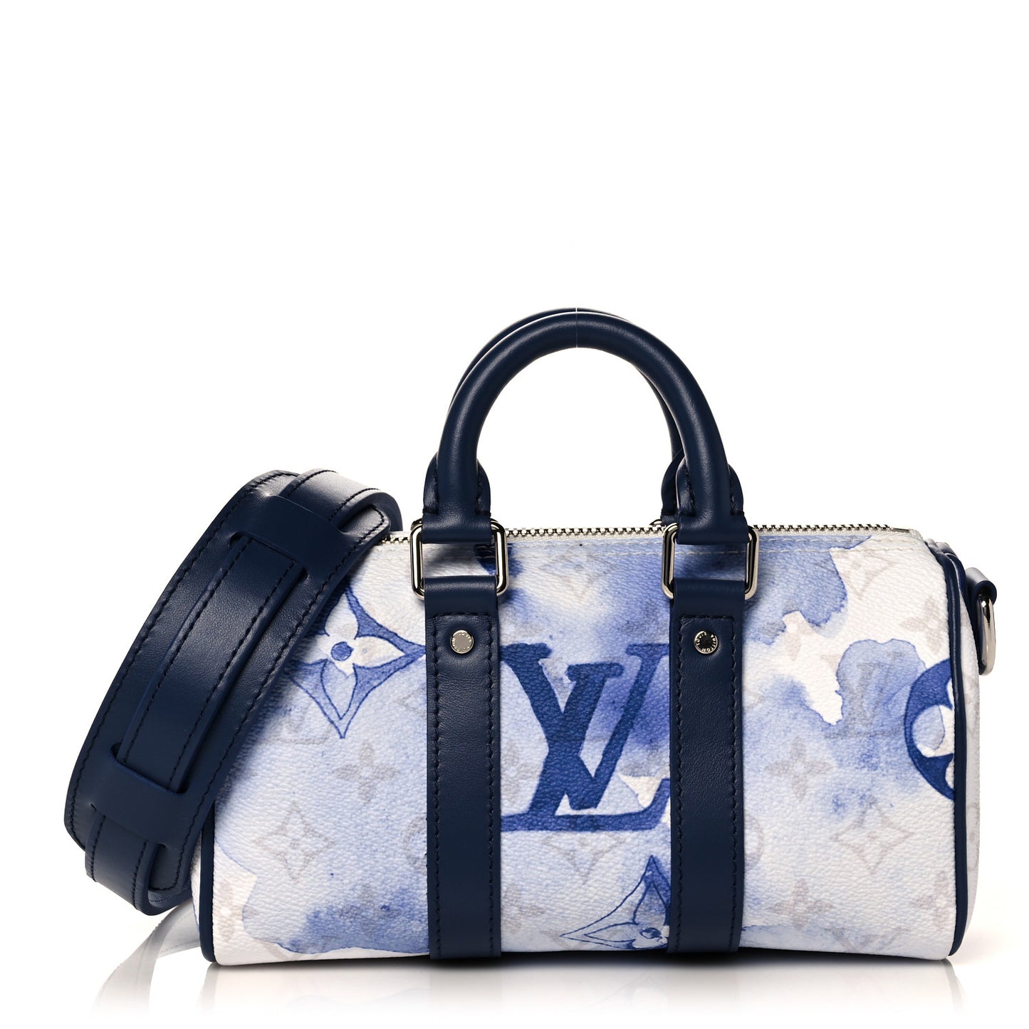 Monogram Watercolor Keepall XS Blue