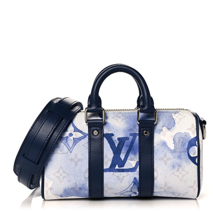 Louis Vuitton Monogram Watercolor Keepall XS Blue 1 of 10