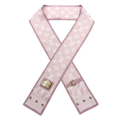 Louis Vuitton Silk Monogram New Denim Bandeau Rose Clair 1 of 3