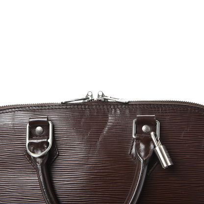 Louis Vuitton Epi Alma PM Moka 8 of 13