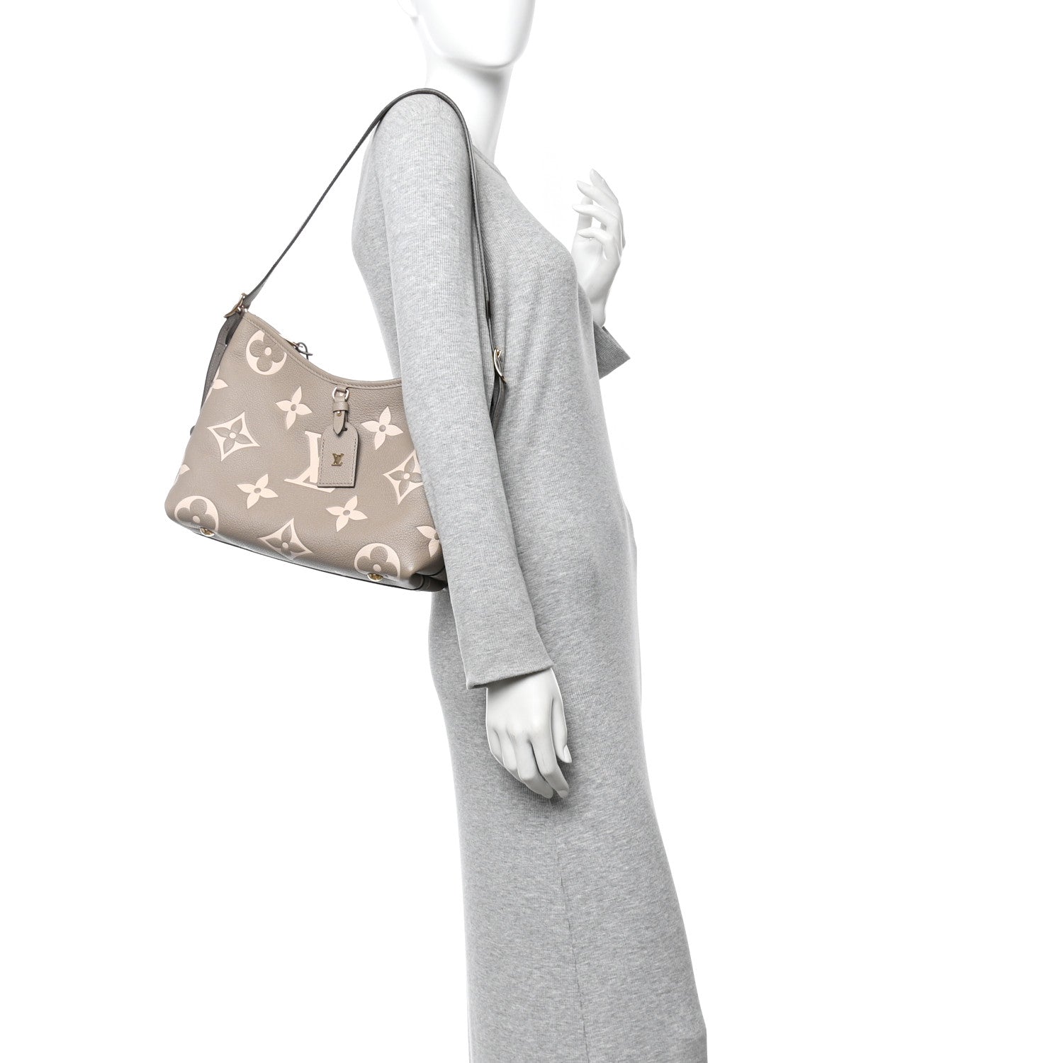 Louis Vuitton Empreinte Monogram Giant CarryAll PM Tourterelle Creme 2 of 11