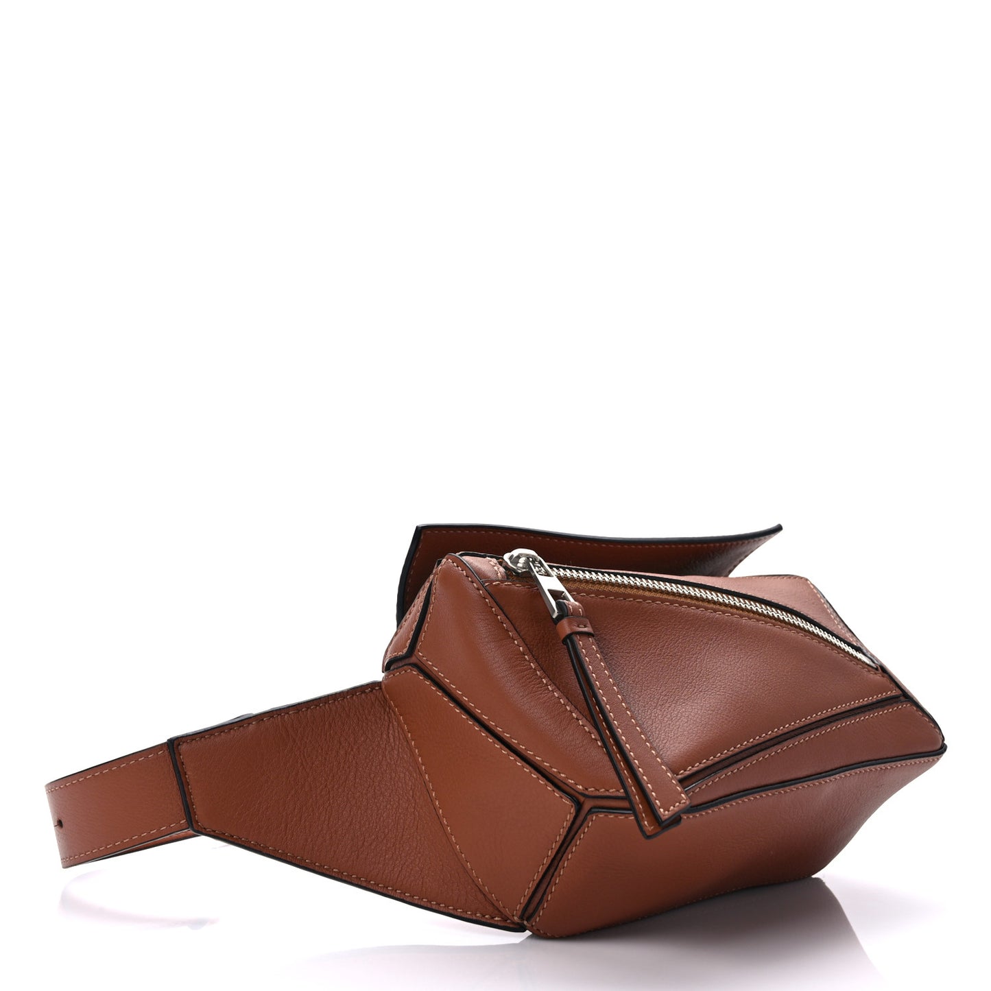 Calfskin Mini Puzzle Bumbag Tan
