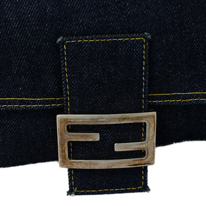 Fendi Denim Mama Baguette Blue 10 of 11