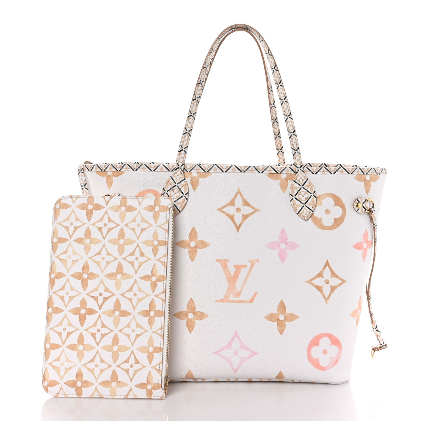 Monogram Giant By The Pool 2.0 Neverfull MM Beige