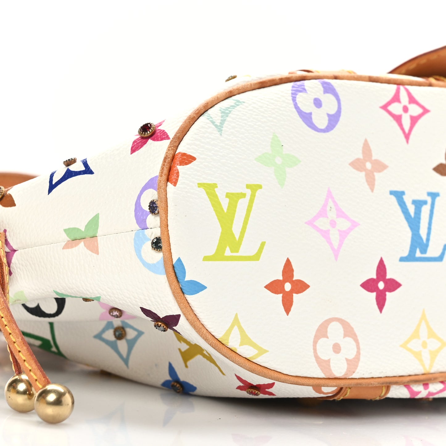 Monogram Multicolor Theda GM White