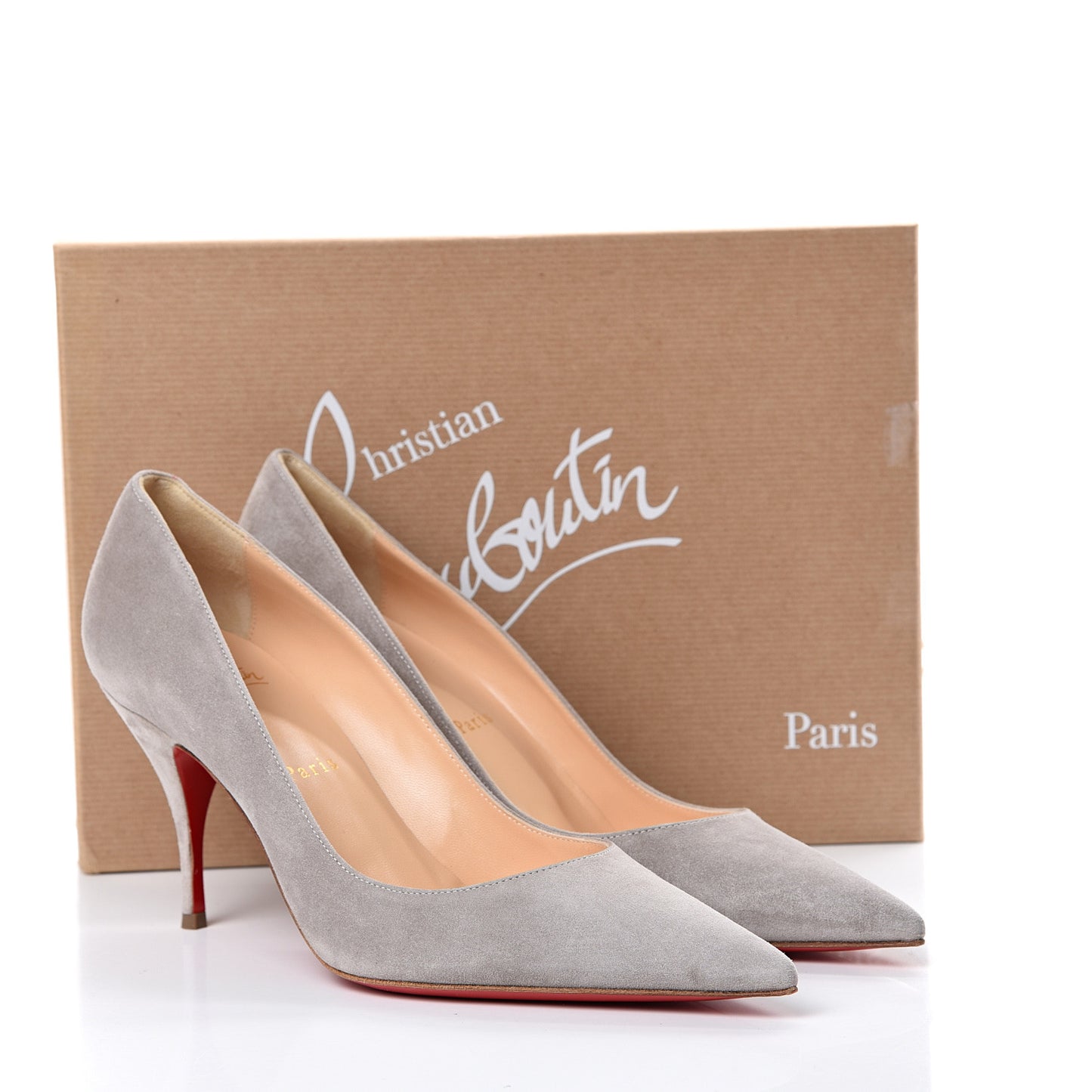 Veau Velours Clare 80 Pumps 38.5 Fume