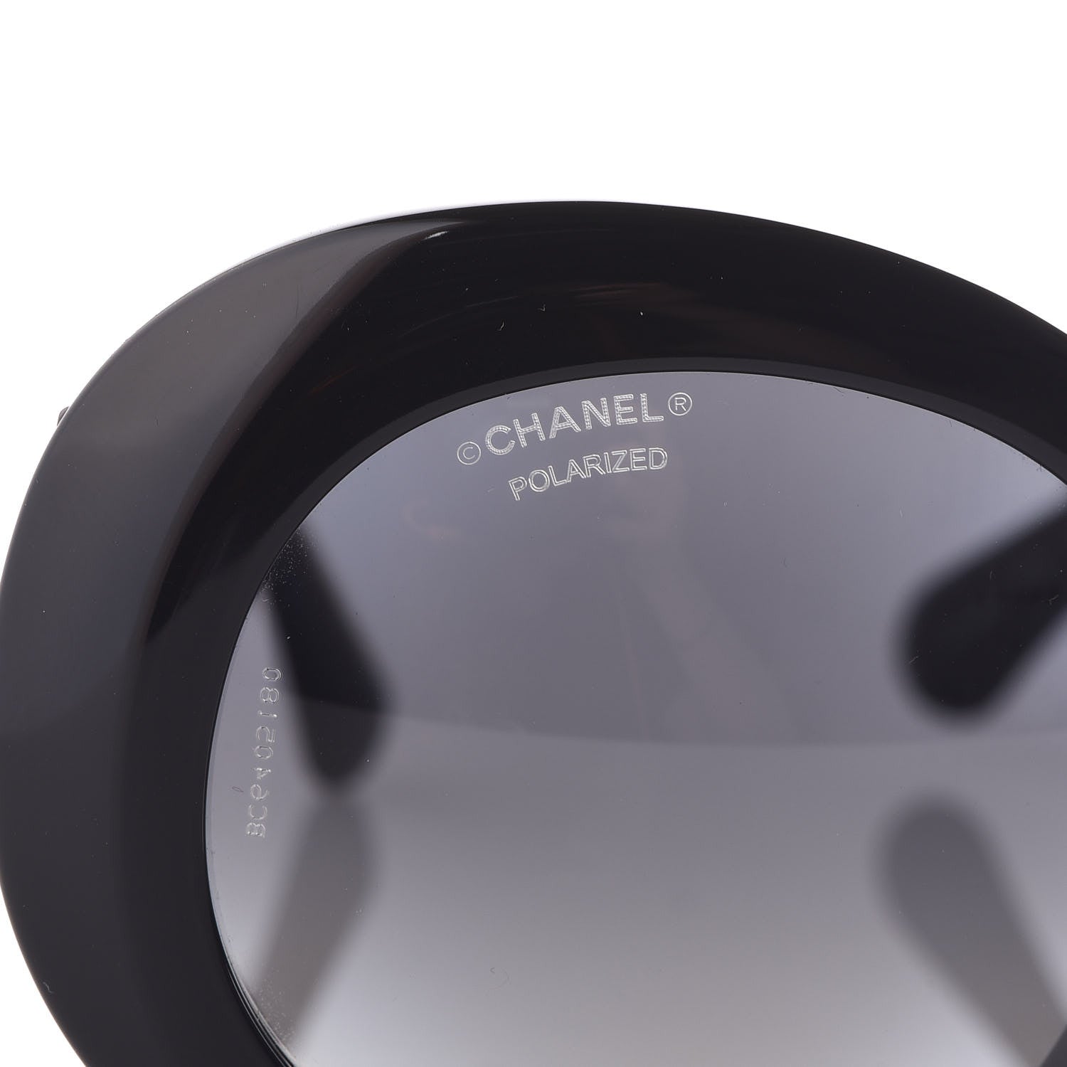 Chanel Signature Oval Polarized Sunglasses 5265 Black 5 of 8