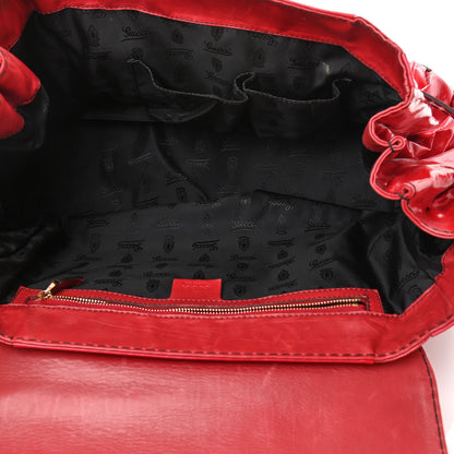 Gucci Dialux Large Queen Tote Red 5 of 13