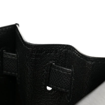 Hermes Epsom Kelly Sellier 28 Black 7 of 13