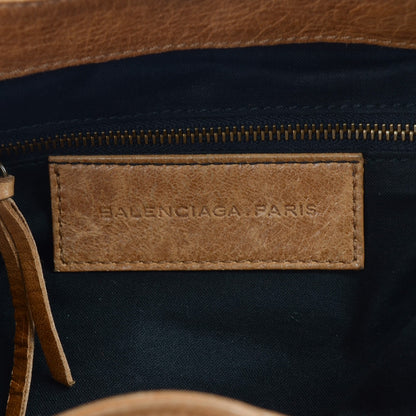 Balenciaga Chevre Classic Hardware Shrug Hobo Caramel 6 of 9