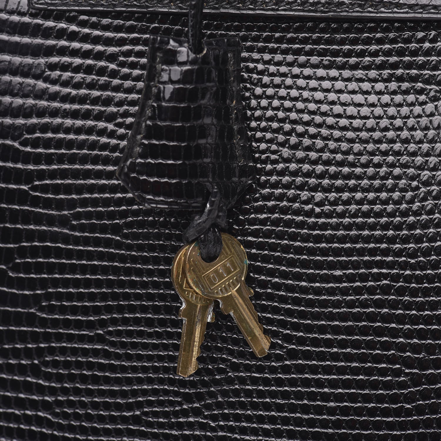 Hermes Lizard Kelly Sellier 32 Black 24 of 35