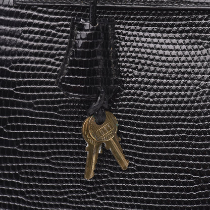 Hermes Lizard Kelly Sellier 32 Black 24 of 35