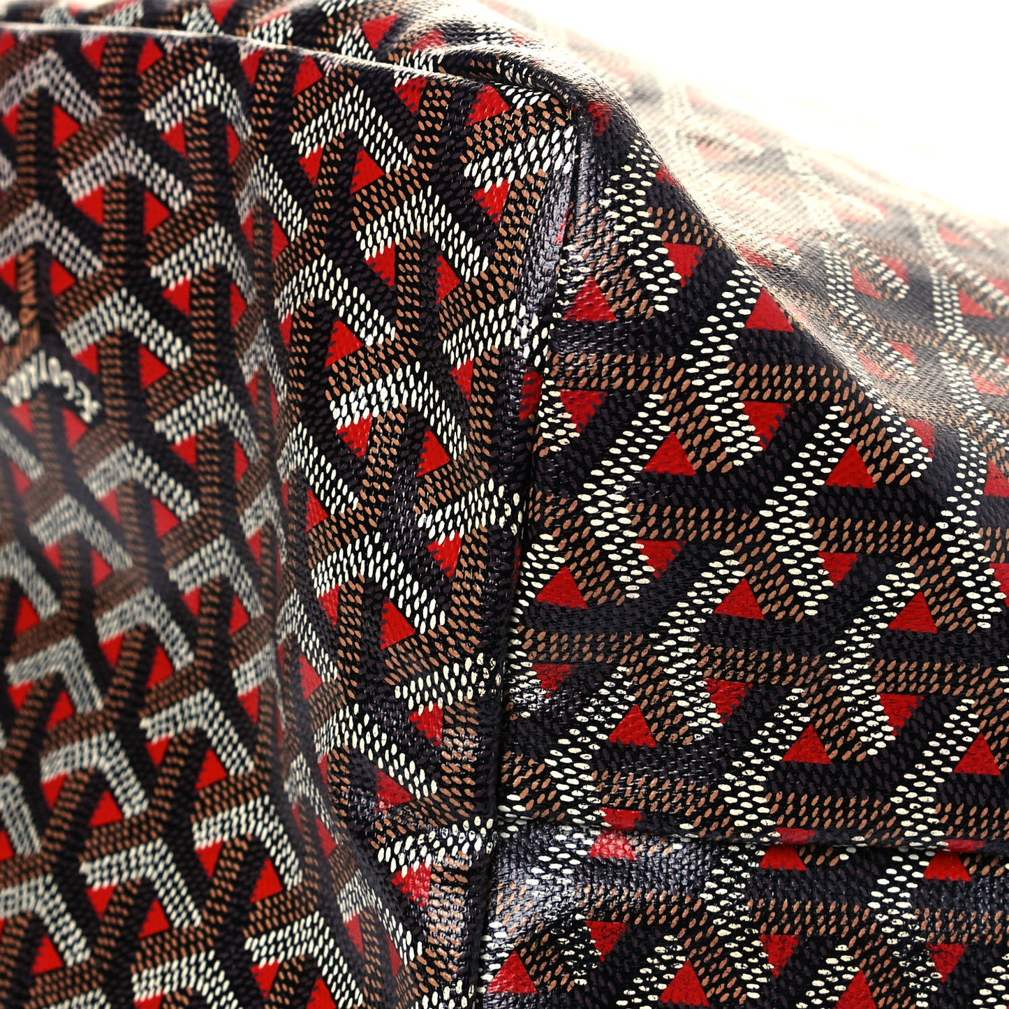 Goyardine Saint Louis Claire Voie GM Black Red