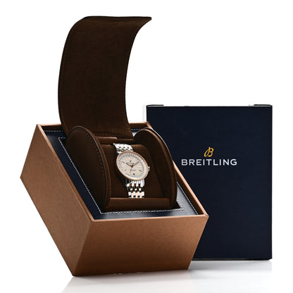 Breitling Stainless Steel 18K Rose Gold 38mm Navitimer Automatic Watch U17325 5 of 5