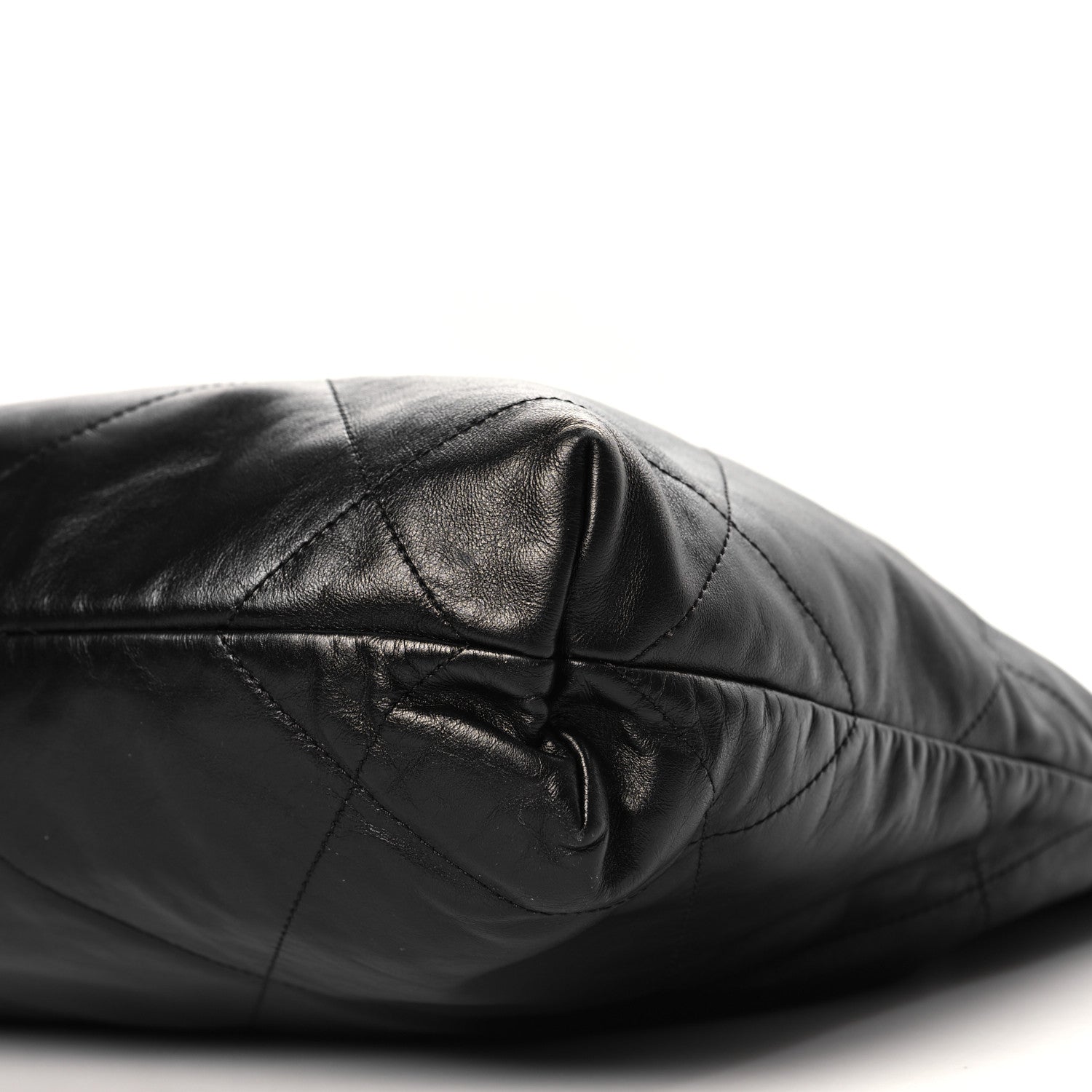 Chanel Shiny Calfskin Quilted Small Chanel 22 Black 11 of 12