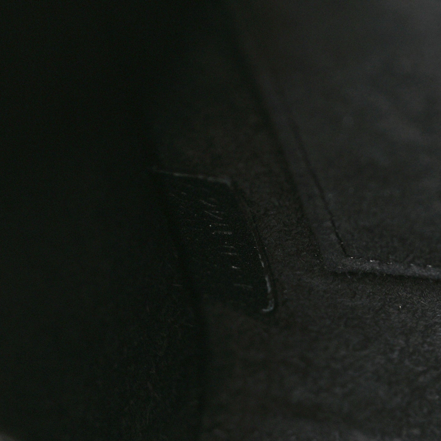 Drummed Calfskin Nano Luggage Black