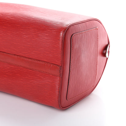 Louis Vuitton Epi Speedy 30 Castillan Red 7 of 7