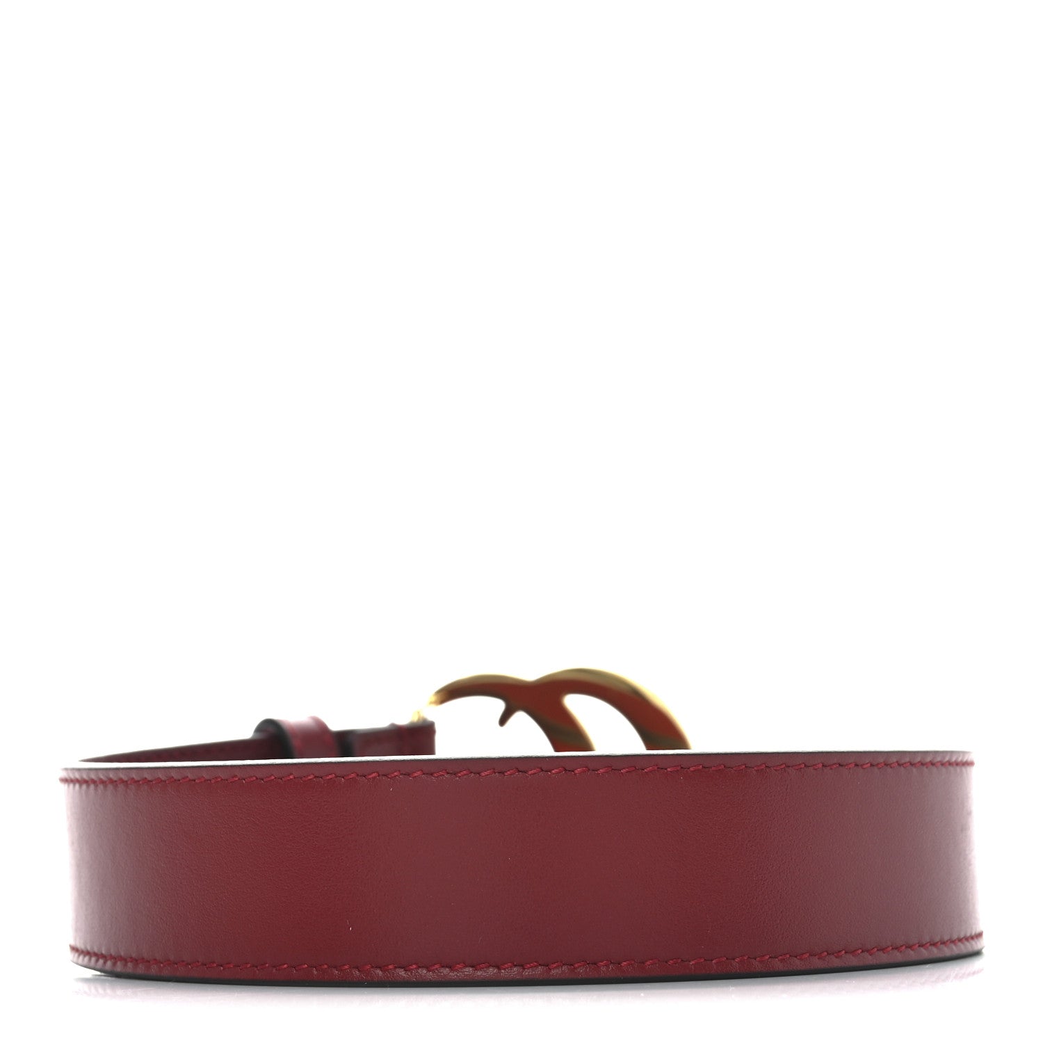 Gucci Plutone Calfskin Double G 30mm Belt 75 30 Rosso 2 of 4