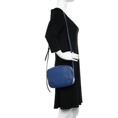 Gucci Soft Microguccissima Mini Bree Messenger Bag Caspian 2 of 10