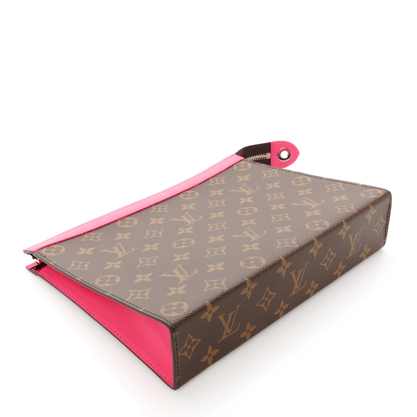 Monogram Macassar Pochette Voyage MM Fuchsia