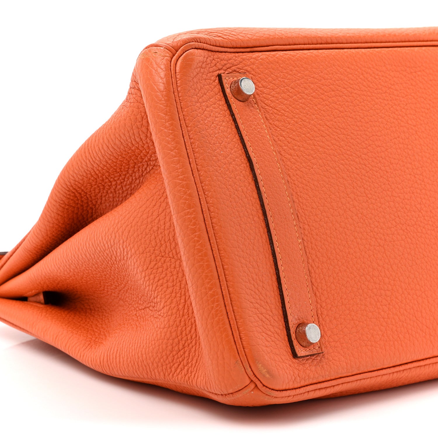 Hermes Togo BIRKIN 35 Orange 9 of 17