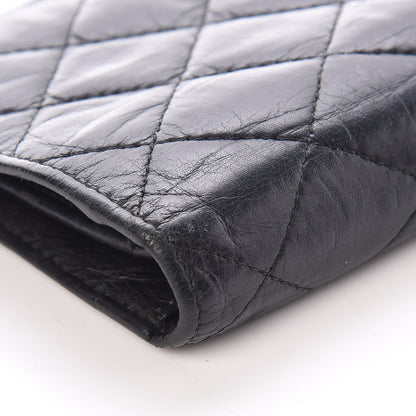 Chanel Aged Calfskin Quilted Cambon Yen Wallet Black 12 of 15