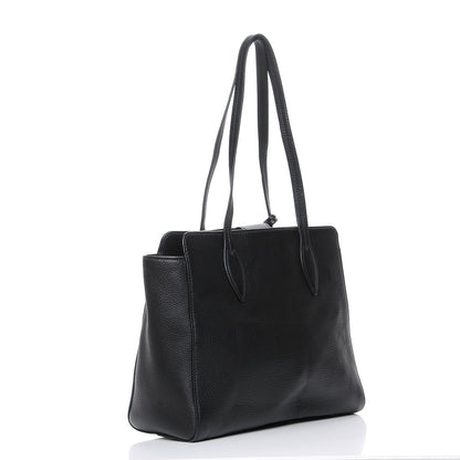 Prada Vitello Phenix Tote Nero Black 3 of 7
