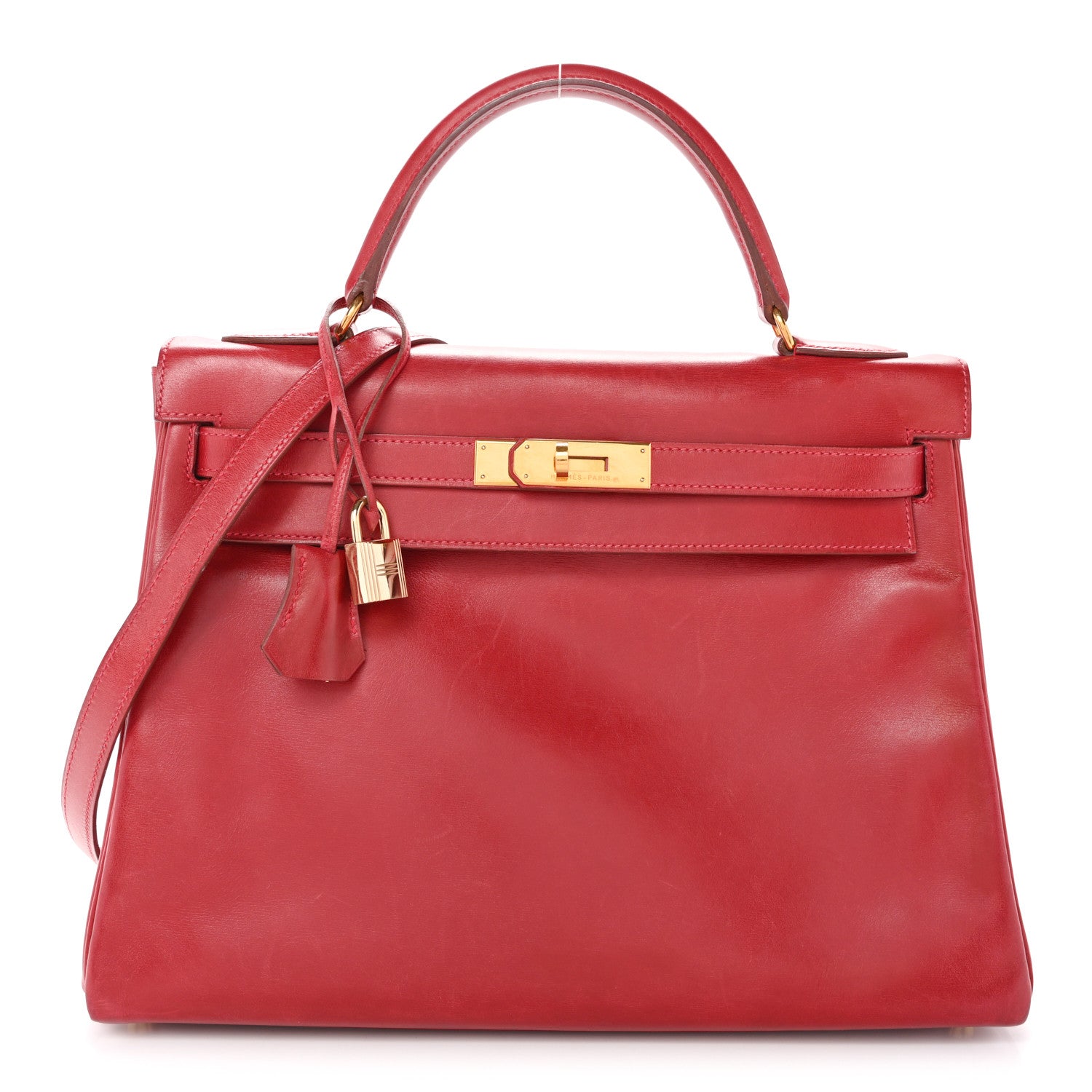 Hermes Box Kelly Retourne 32 Rouge Casaque 1 of 16