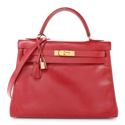 Hermes Box Kelly Retourne 32 Rouge Casaque 1 of 16