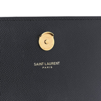 Saint Laurent Grain De Poudre Small Monogram Kate Satchel Black 6 of 12