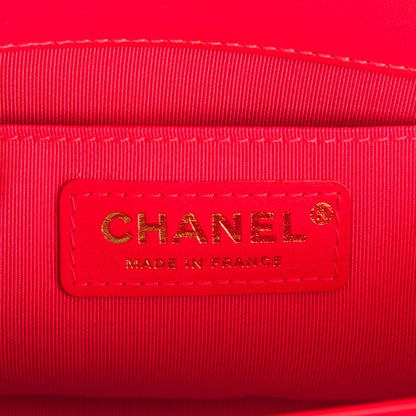 Chanel Patent Medium Boy Flap Pink 7 of 8