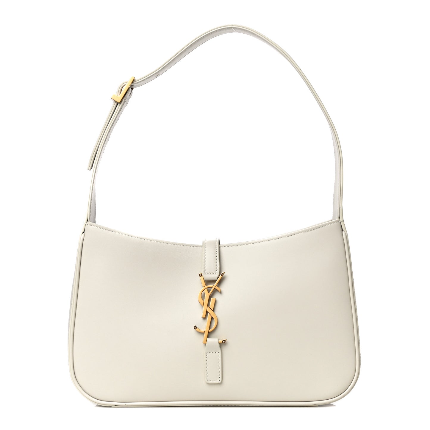 Smooth Calfskin Le 5 A 7 Hobo Blanc Vintage