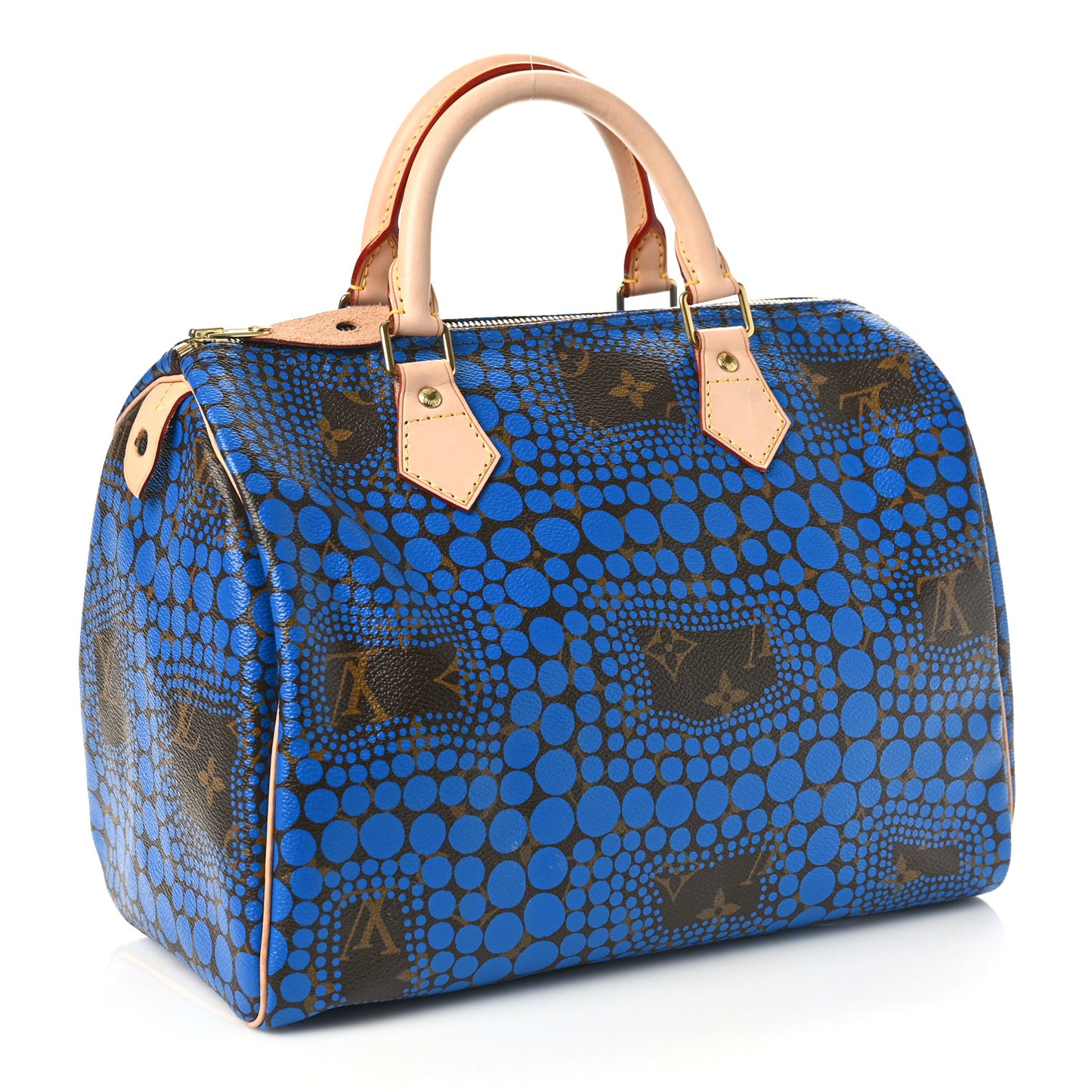 Monogram Kusama Town Speedy 30 Blue