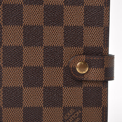 Louis Vuitton Damier Ebene Small Ring Agenda Cover 8 of 8