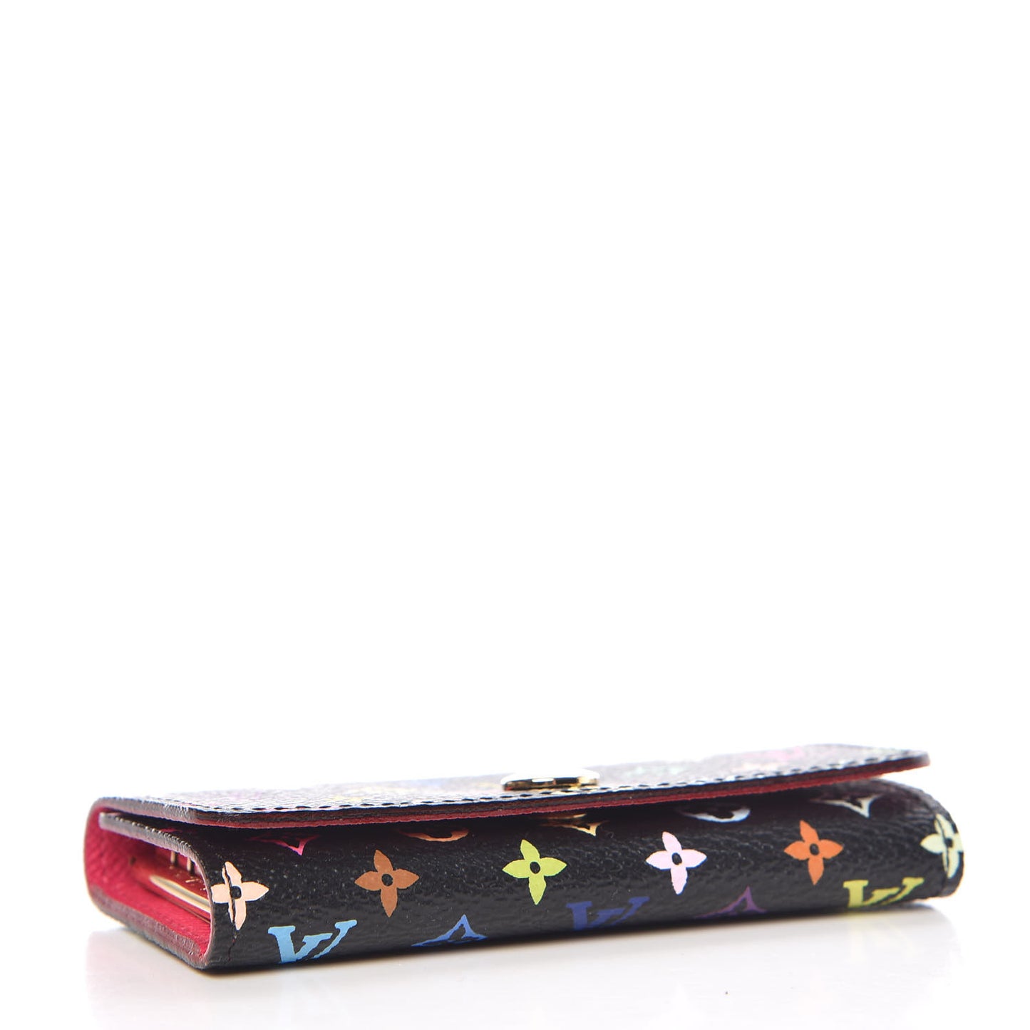 Monogram Multicolor Multicles 4 Key Holder Black Grenade