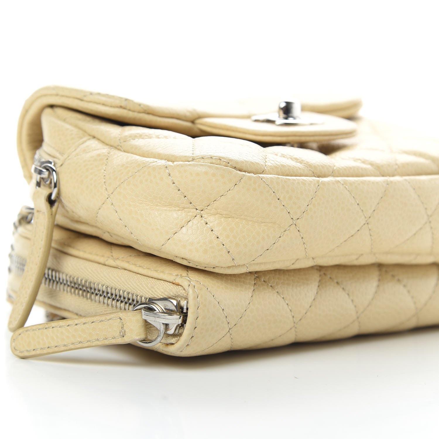 Chanel Caviar Quilted New Mini Flap Beige Clair 10 of 15