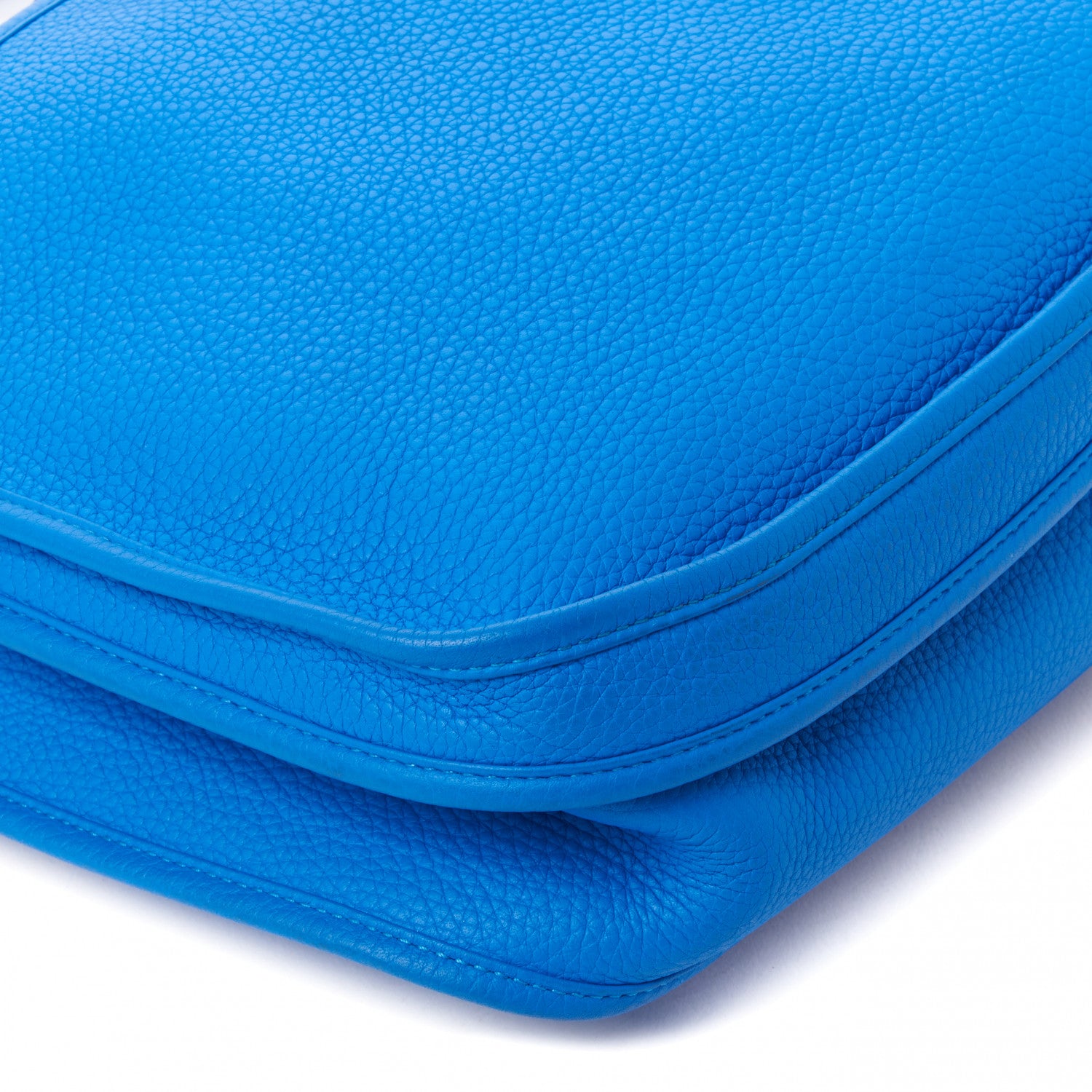 Hermes Taurillon Clemence Evelyne III GM Bleu Hydra 6 of 9