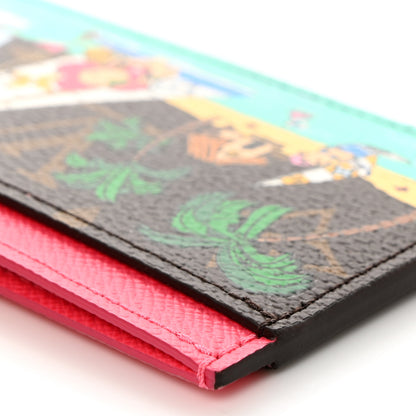 Louis Vuitton Monogram 2023 Christmas Animation Sailing Vivienne Cardholder Dragonfruit Pink 10 of 11