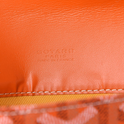 Goyard Goyardine Camondo MM Horizontal Clutch Orange 6 of 6