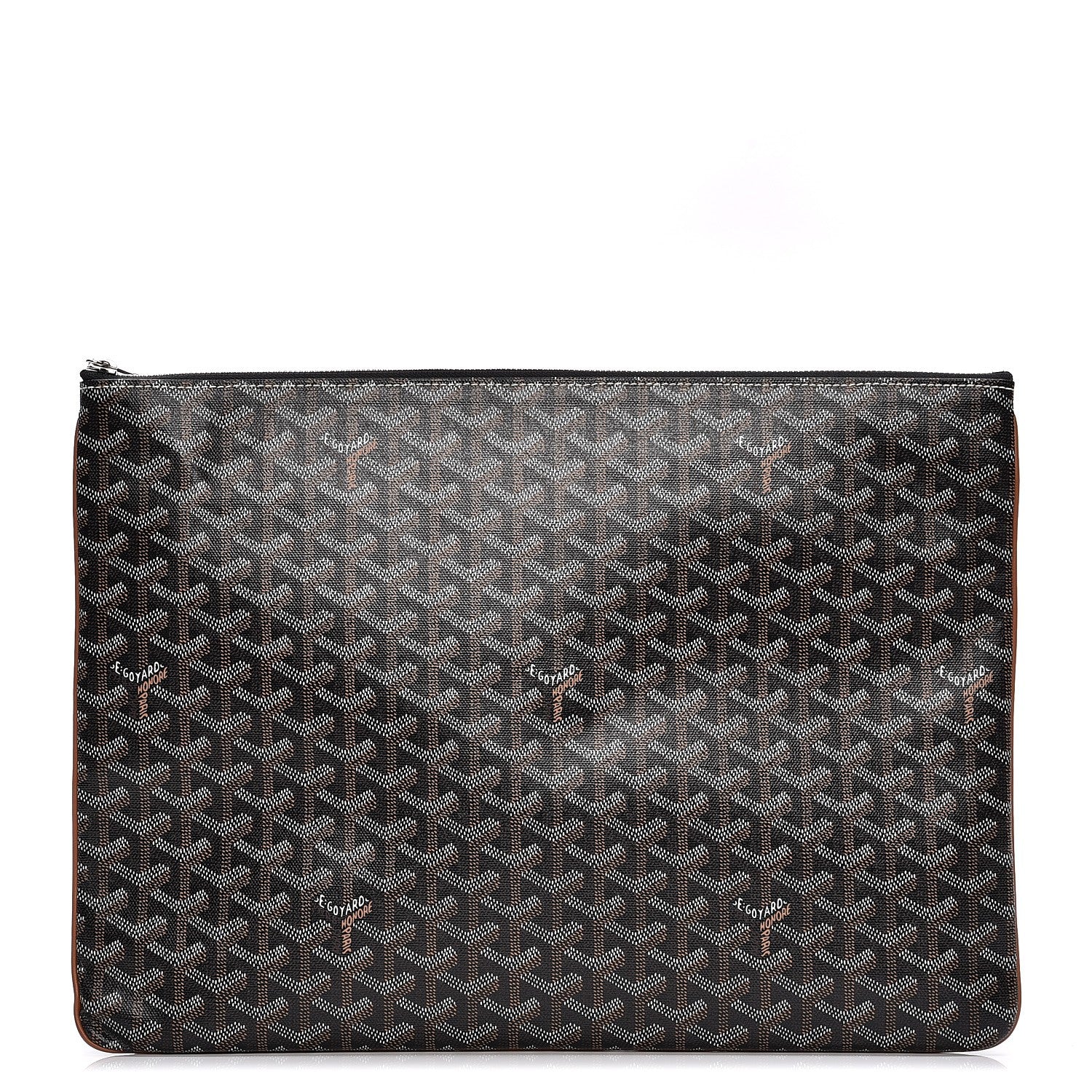 Goyard Goyardine Senat Pochette GM Black Gold 1 of 7