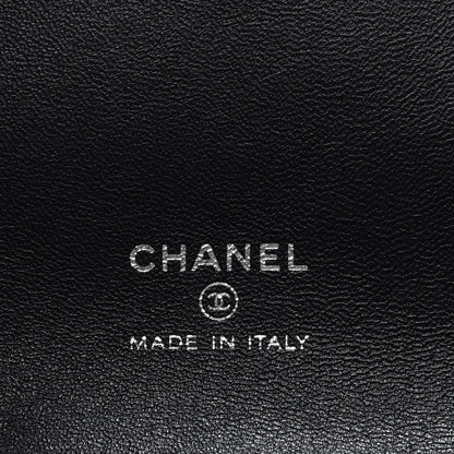 Chanel Shiny Crumpled Calfskin Large 31 Pouch Black 7 of 8