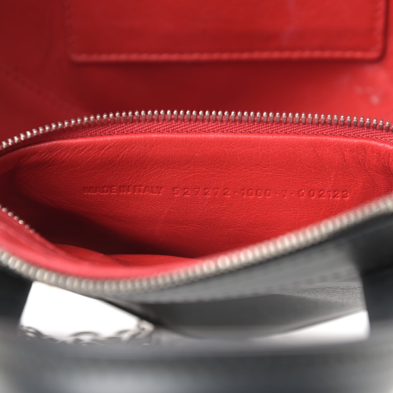 Balenciaga Calfskin XS Triangle Chain Duffle Black 7 of 14