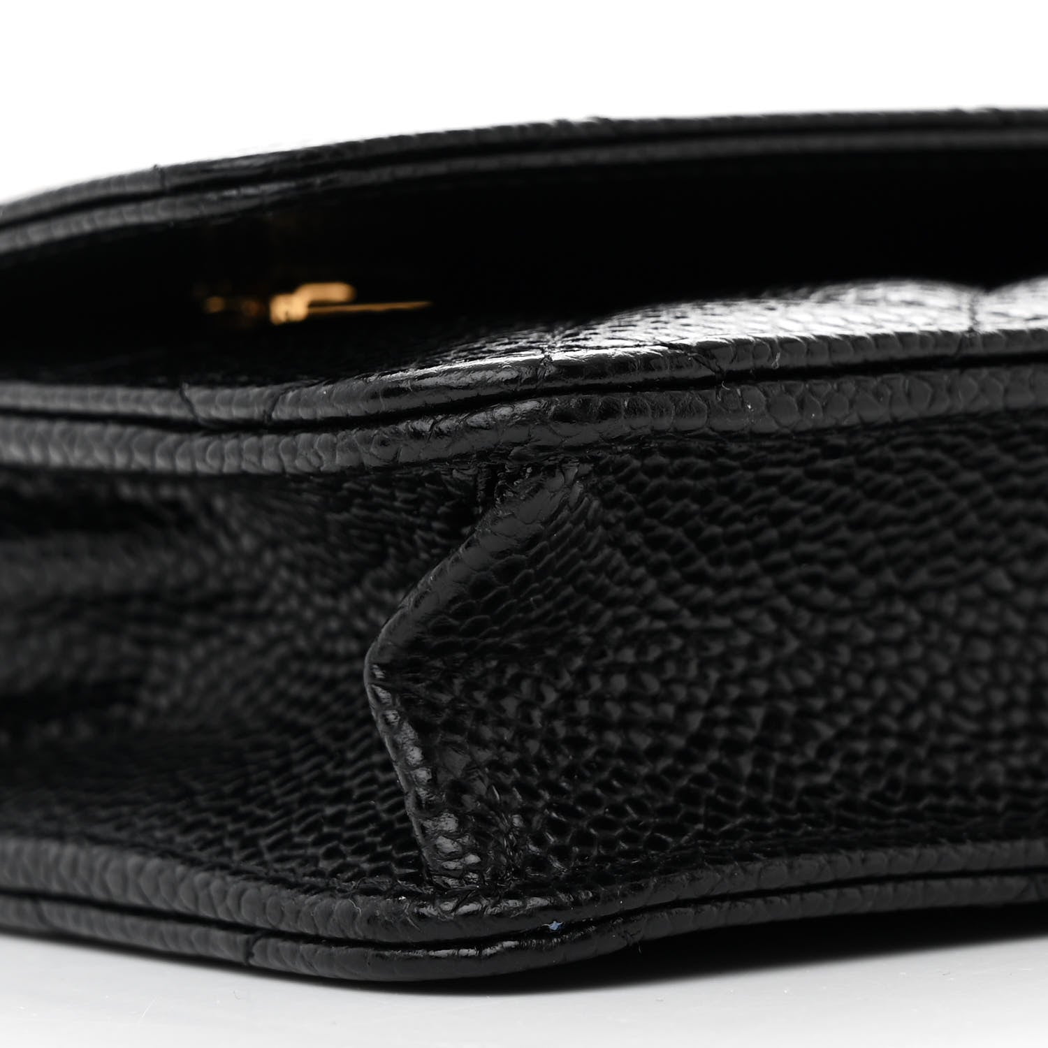 Chanel Caviar Quilted Wallet On Chain WOC Black 10 of 12