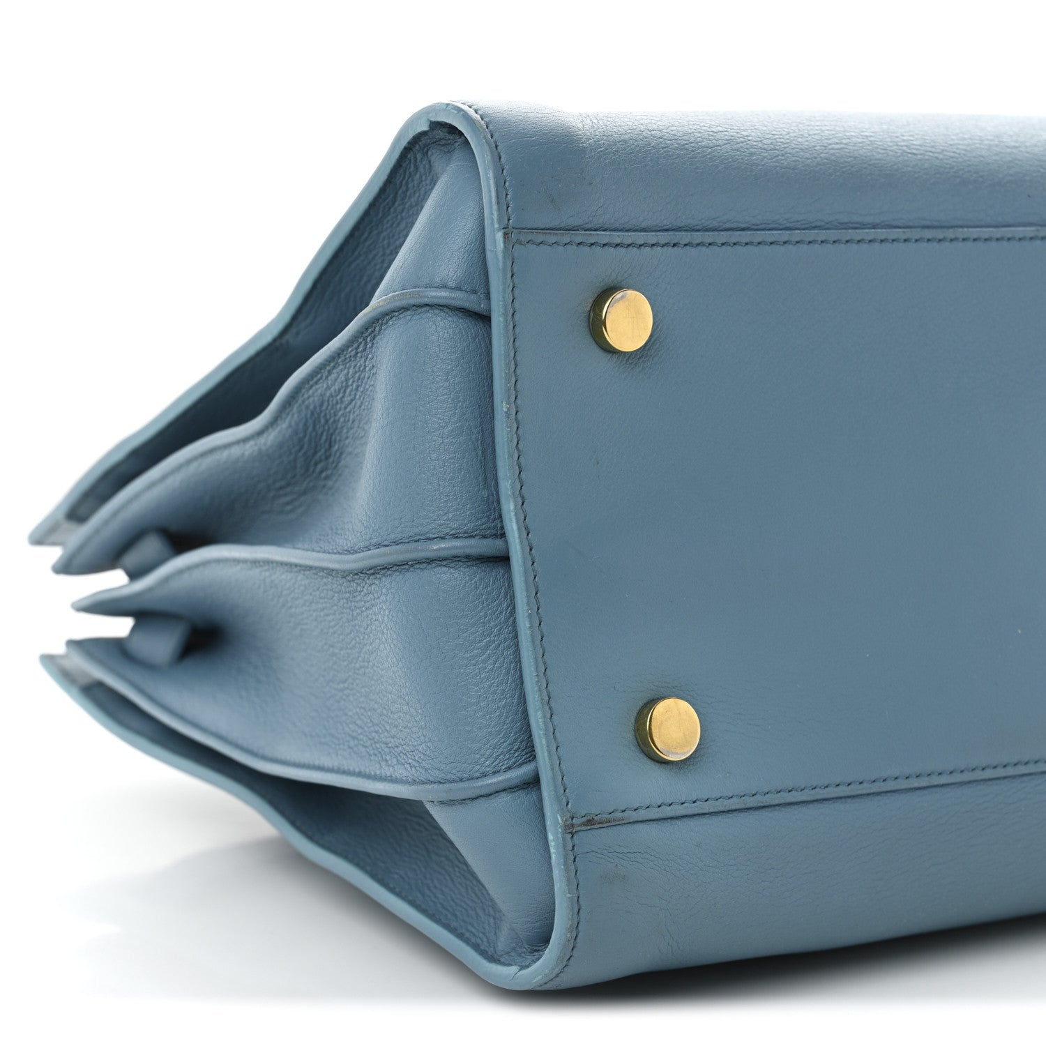 Saint Laurent Calfskin Small Sac De Jour Indigo 10 of 17