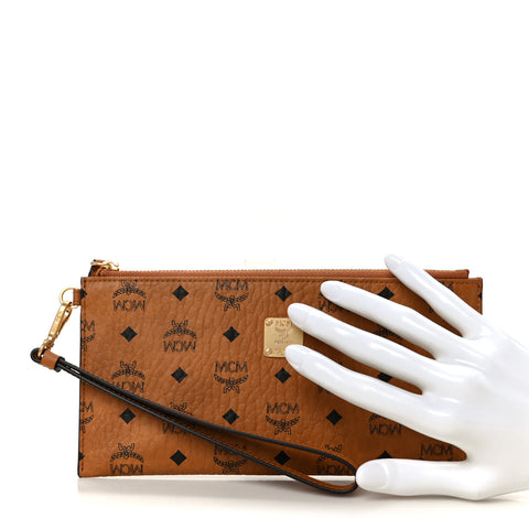 Visetos Aren Wristlet Card Pouch Cognac